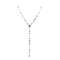 Blauer Ceylon-Saphir-Goldcollier (CIRARI)