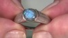 Zilveren ring met een labradoriet (de Melo)