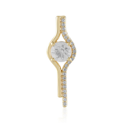 Zirkon-Silberanhänger