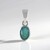 Pendentif en argent et Grandidierite