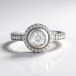 Anello in argento con Zircone
