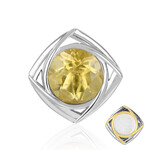 Ciondolo in argento con Fluorite Gialla (MONOSONO COLLECTION)