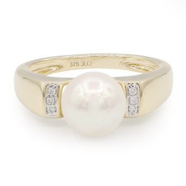 Anello in oro con Perla Akoya (TPC)