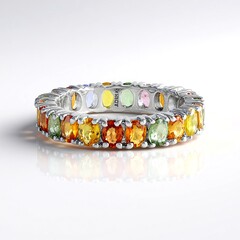 Anello in argento con Zaffiro Blu
