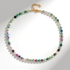 Collana in argento con Fluorite
