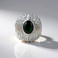 Anello in argento con Opale Mezezo (de Melo Essence)