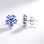 Orecchini in argento con Tanzanite