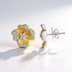 Orecchini in argento con Zircone (Dallas Prince Designs)