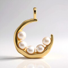Ciondolo in argento con Perla d'Acqua Dolce Bianca
