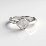 Anello in argento con Zircone