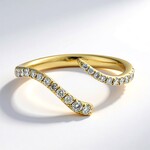 Anello in oro con Diamante SI1 (H) (CIRARI)