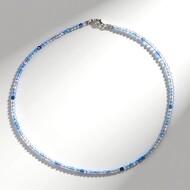 Brazilian Aquamarine Silver Necklace
