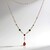 Collana in oro con Tormalina Neon del Congo (CIRARI)