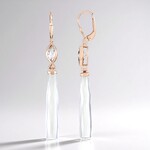 Boucles d'oreilles en argent et Topaze blanche (KM by Juwelo)