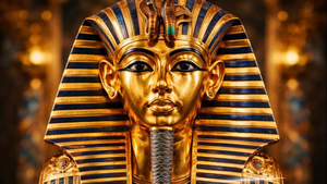 ¿Qué faraón egipcio es famoso por su máscara funeraria decorada con oro y piedras preciosas?