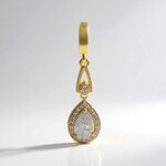 Ciondolo in argento con Labradorite rosa Maniry