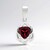 Pendentif en argent et Rhodolite de la Vallée du Rift (de Melo Essence)