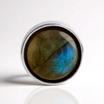 Pendentif en argent et Labradorite (MONOSONO COLLECTION)
