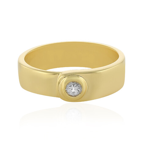 White Topaz Silver Ring