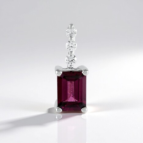 Ciondolo in argento con Rodolite di Naktamunda