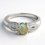 Anello in argento con Spectrolite