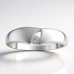 Anello in argento con Diamante I1 (G) (Annette)
