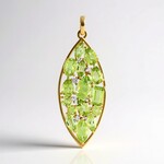 Ciondolo in argento con Peridoto (de Melo Essence)