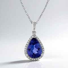 Collana in oro con Tanzanite AAA (CIRARI)