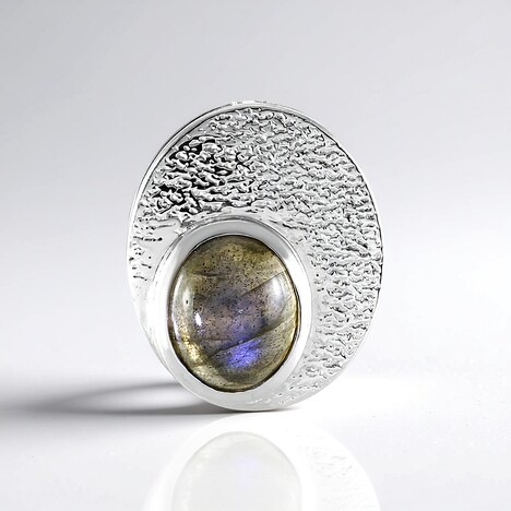 Ciondolo in argento con Labradorite (MONOSONO COLLECTION)