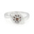 Bague en argent et Diamant fantaisie