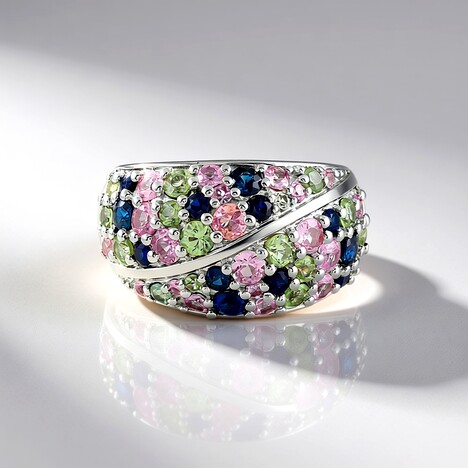 Anello in oro con Zaffiro Blu (KM by Juwelo)