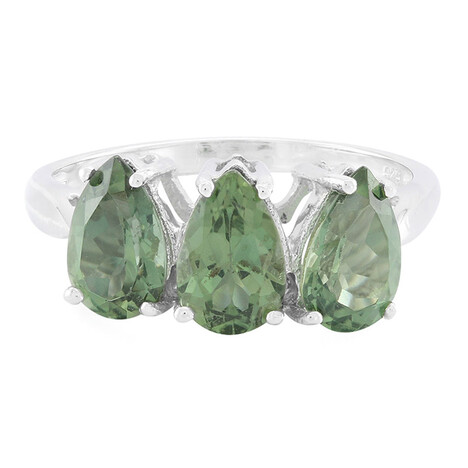 Russischer Apatit-Silberring