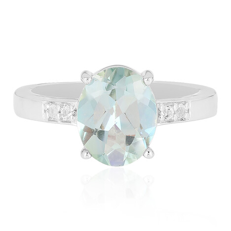 Anello in argento con Quarzo Lago della Montagna