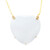 White Onyx Silver Necklace (Gems en Vogue)