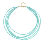 Collana in argento con Amazzonite
