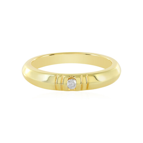 Anello in argento con Diamante PK (J)