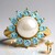 Anello in oro con Perla Bianca dei Mari del Sud (Michelle Albala)