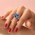 Anillo en plata con Topacio de Marambaia (de Melo Essence)