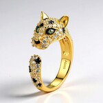 Anello in argento con Topazio Bianco