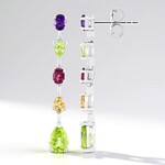 Boucles d'oreilles en argent et Péridot