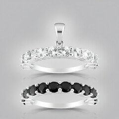 Anello in argento con Spinello Nero