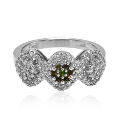 Bague en argent et Alexandrite du Brésil
