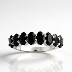 Anello in argento con Topazio Bianco
