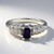 Anello in argento con Iolite Orissa