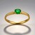 Bague en or et Emeraude de Zambie (CIRARI)