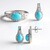 Bague en argent et Turquoise Sleeping Beauty (Faszination Türkis)