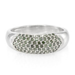 Bague en argent et Diamant fantaisie