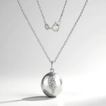 Collana in argento con Zircone (Adela Silber)