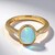 Anello in oro con Opale di Welo AAA (CIRARI)
