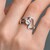 Anello in argento con Zircone (de Melo Essence)